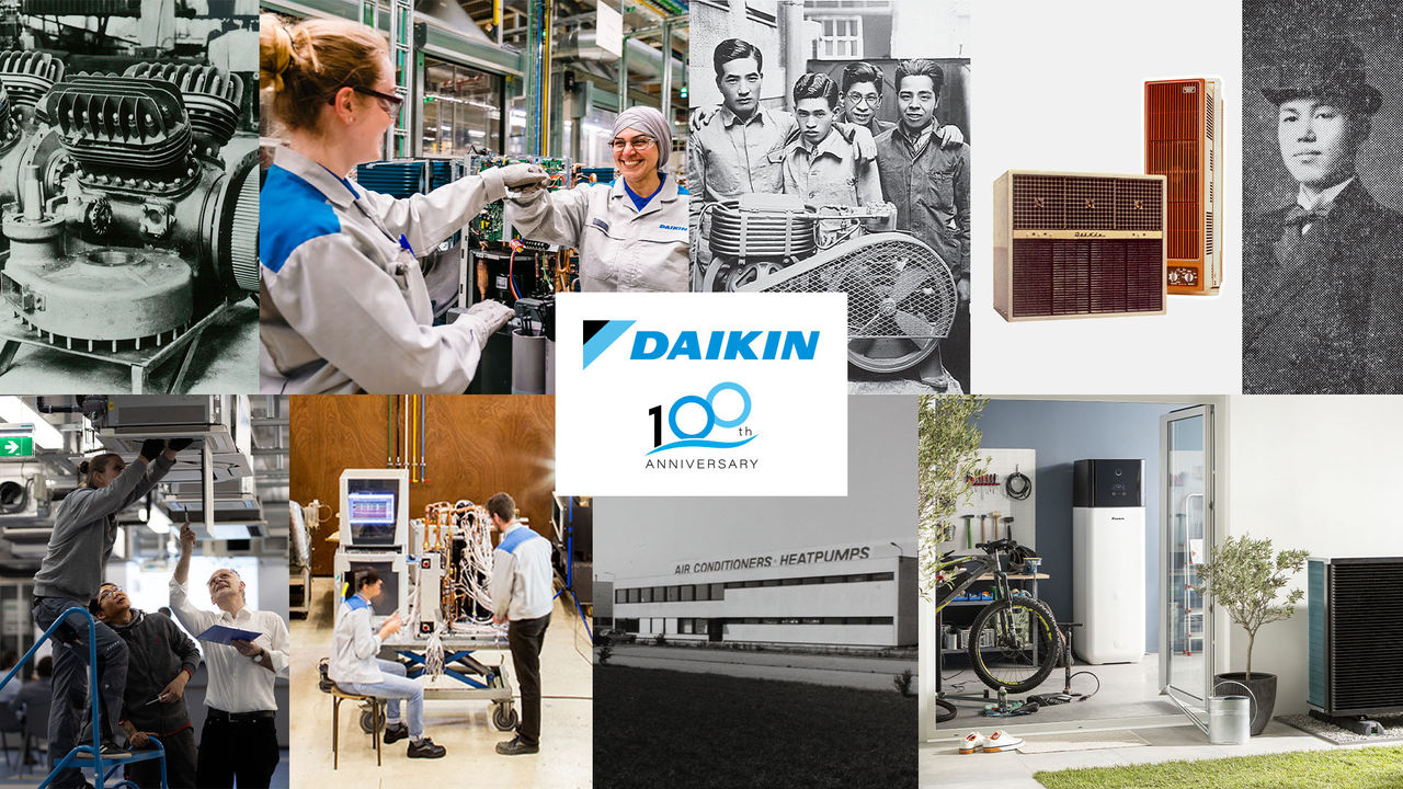 Baneri 100 vjet Daikin